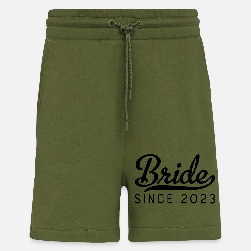 Bride since 2023 - Shorts - made by SPREAD - MOSS GREEN