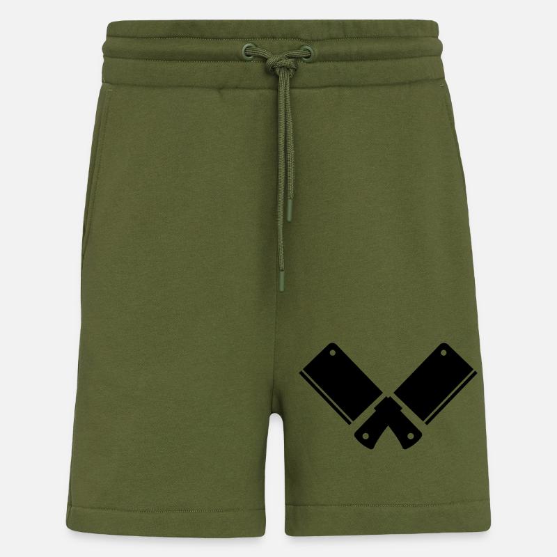 Küchenmesser - Shorts - made by SPREAD - MOSS GREEN