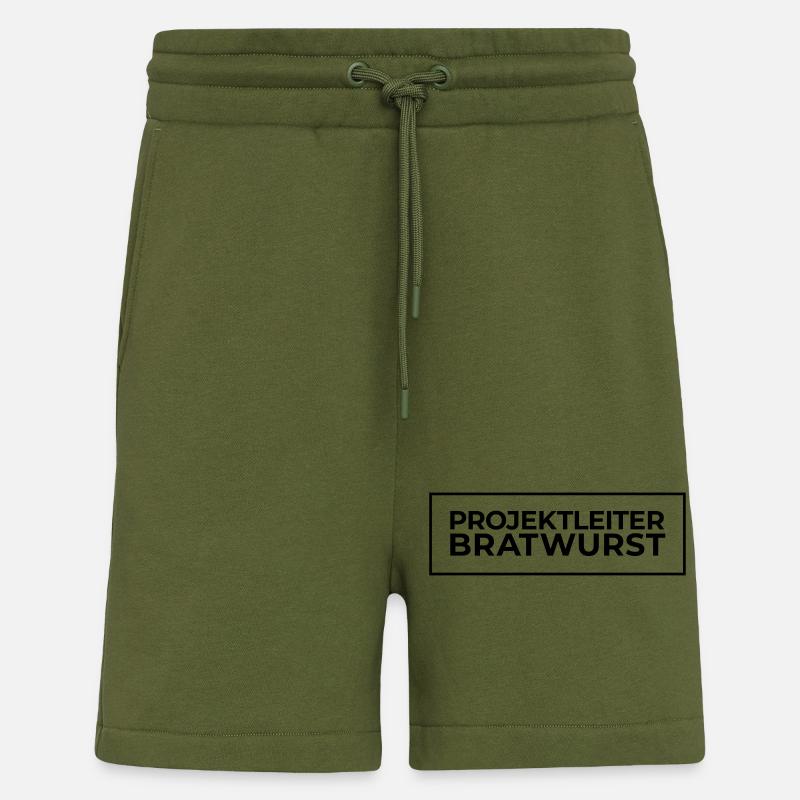 Projektleiter Bratwurst - Shorts - made by SPREAD - MOSS GREEN