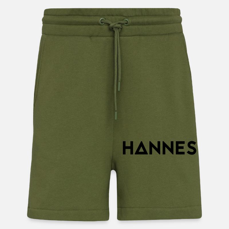 First name Hannes - Shorts - made by SPREAD - MOSS GREEN