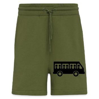 shuttle bus - Shorts - made by SPREAD - MOSS GREEN - Vorne