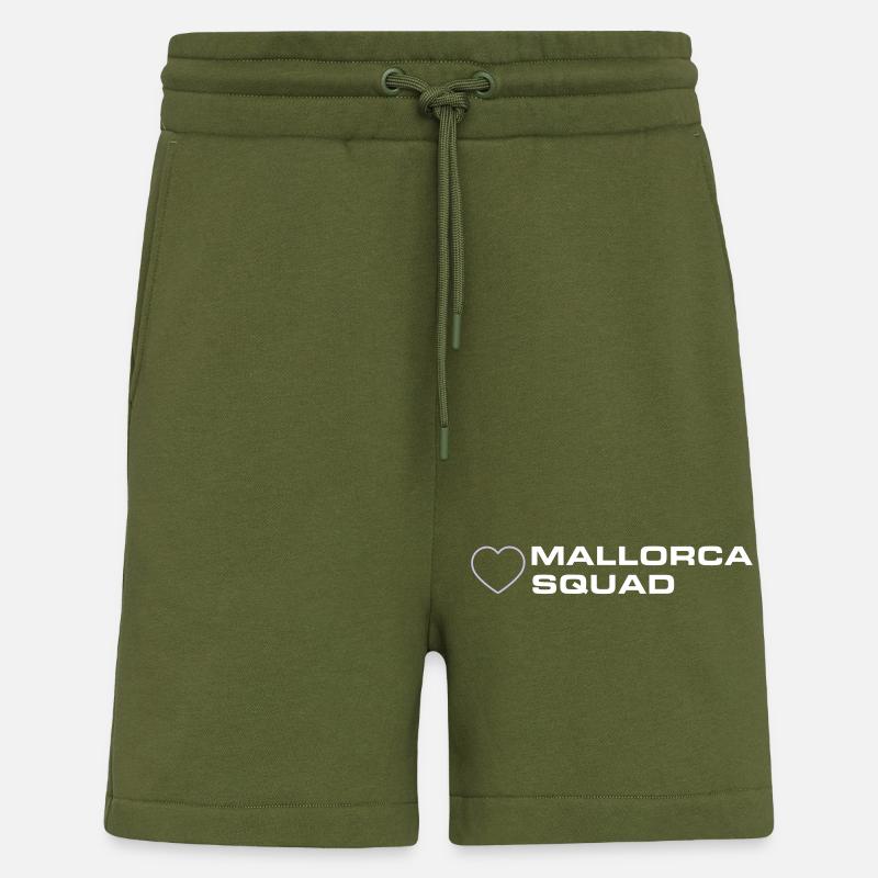 Mallorca Squad - Shorts - made by SPREAD - MOSS GREEN