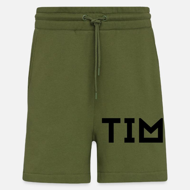 Vorname Tim - Shorts - made by SPREAD - MOSS GREEN