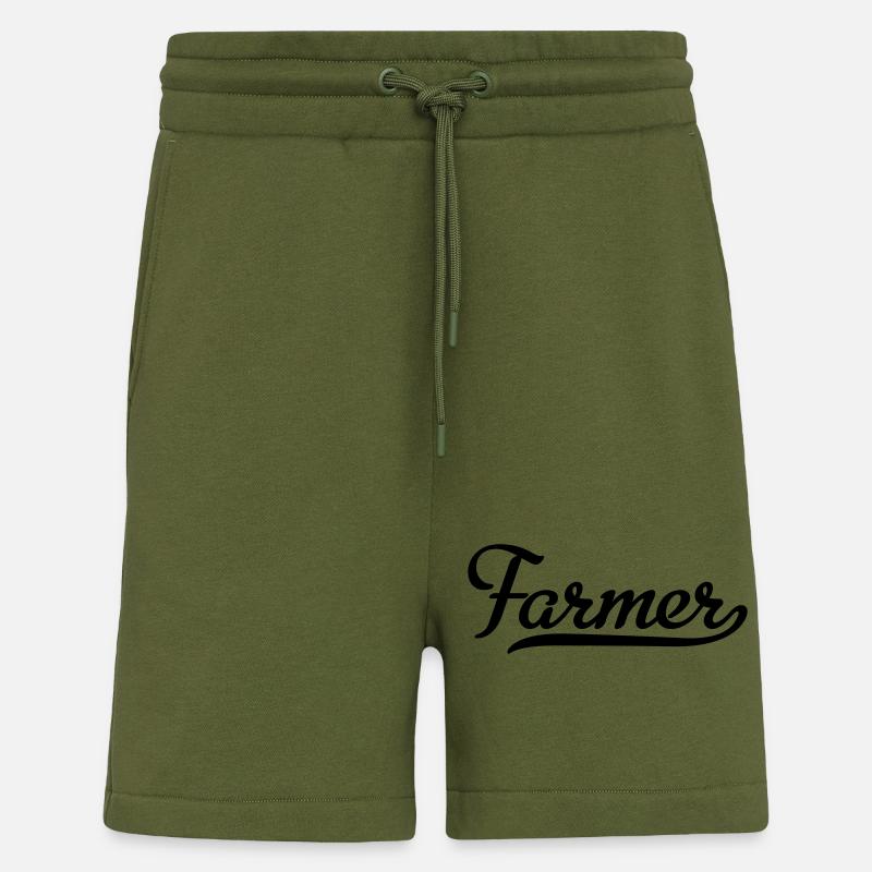 FARMER - Short bio décontracté fabriqué en UE - MOSS GREEN