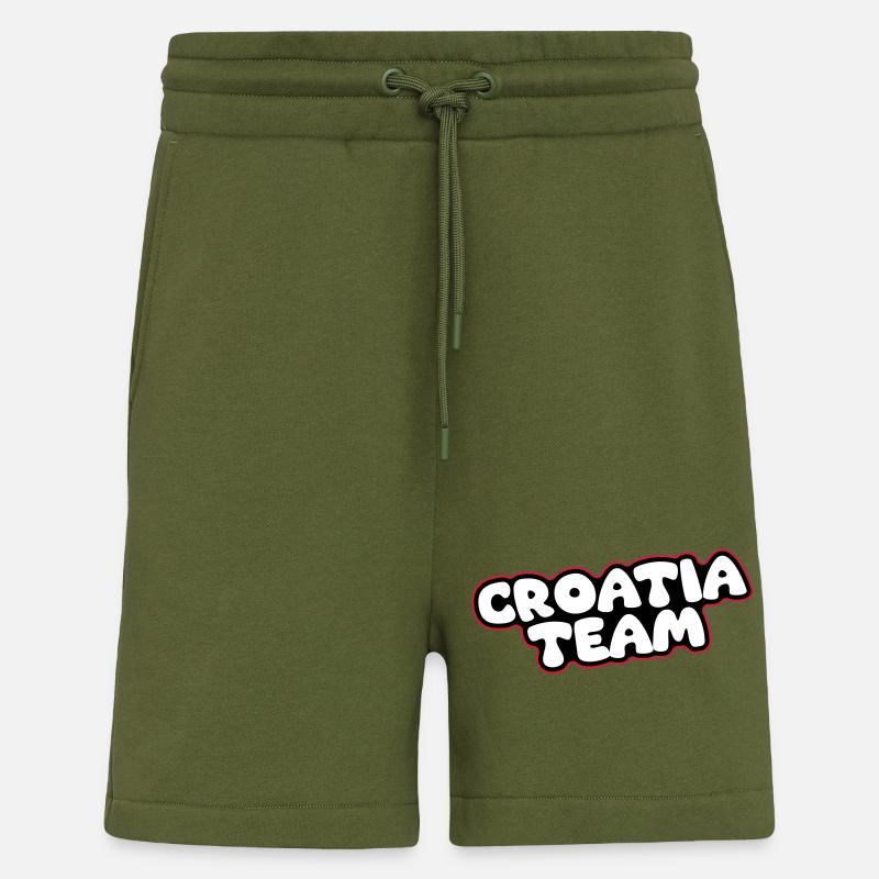 Croatia Team - Shorts - made by SPREAD - MOSS GREEN