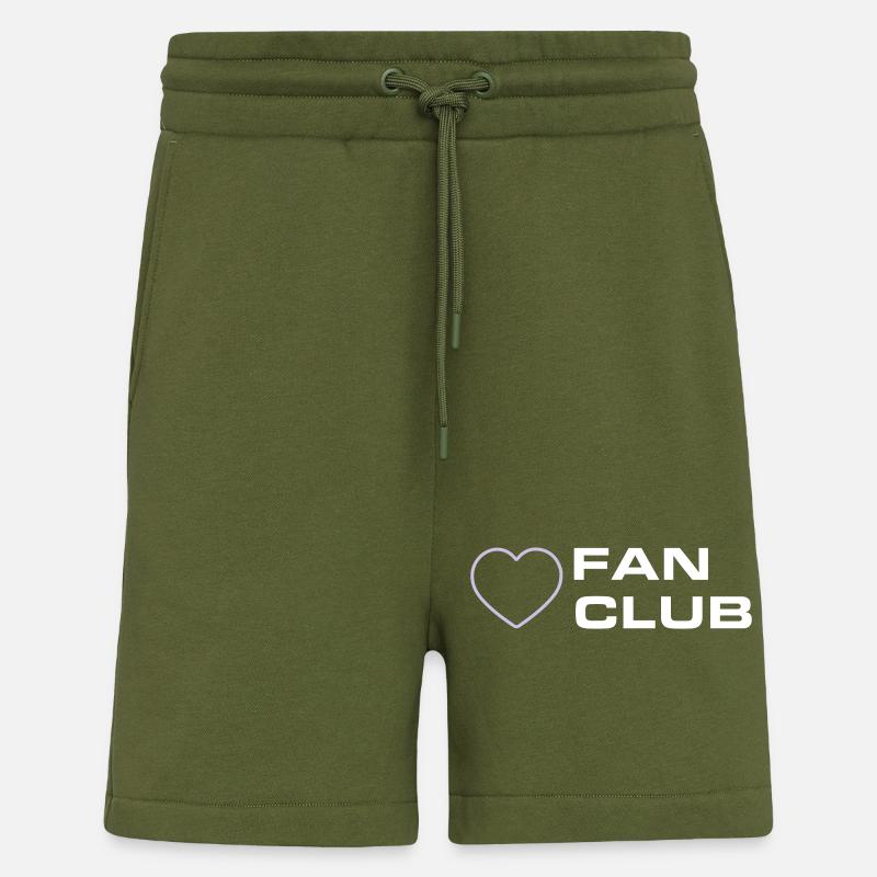 Club des fans - Short bio décontracté fabriqué en UE - MOSS GREEN
