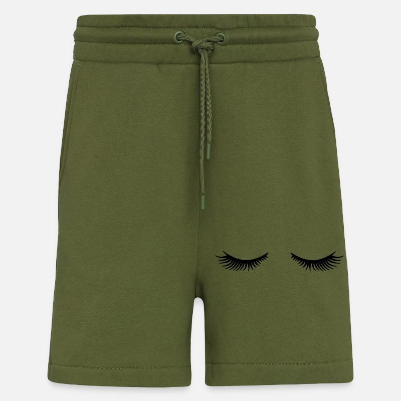 Cils - Short bio décontracté fabriqué en UE - MOSS GREEN