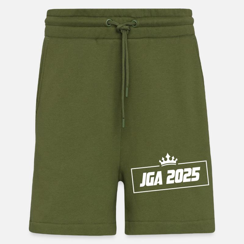 Jga 2025 Junggesellenabschied - Shorts - made by SPREAD - MOSS GREEN