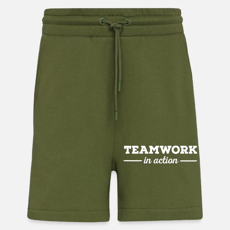 Teamwork - Shorts - made by SPREAD - MOSS GREEN