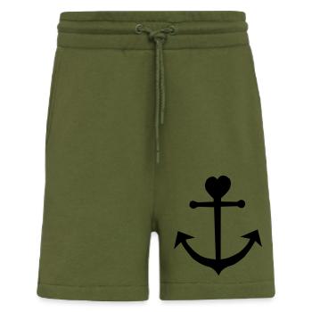 Anker-Norden-Moin - Shorts - made by SPREAD - MOSS GREEN - Vorne