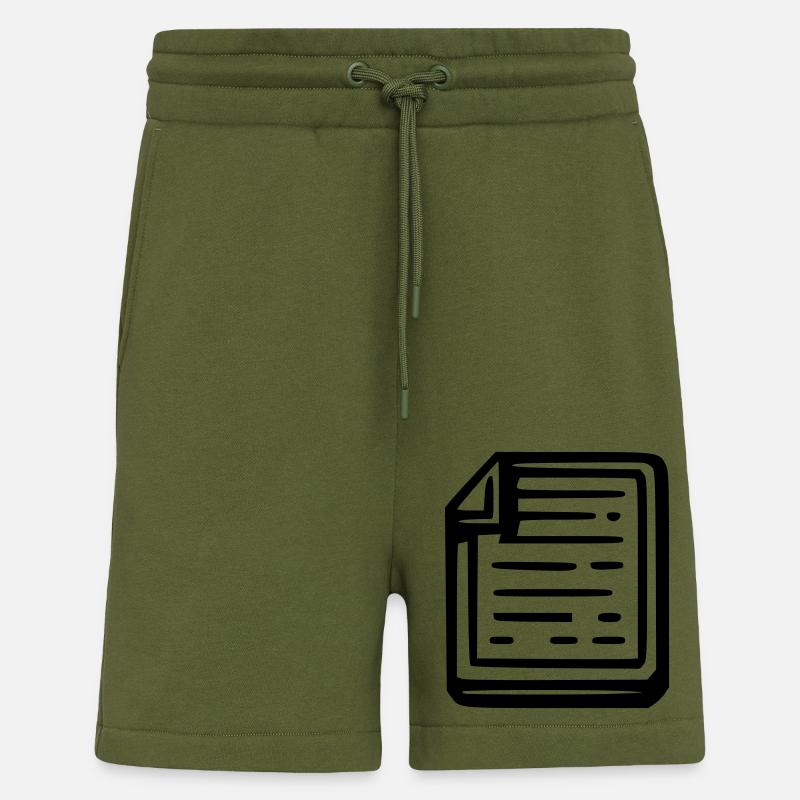 Notes - Short bio décontracté fabriqué en UE - MOSS GREEN