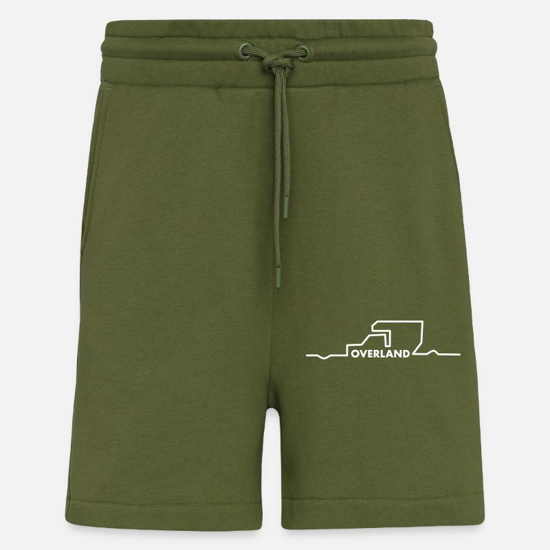 Overland - Short bio décontracté fabriqué en UE - MOSS GREEN