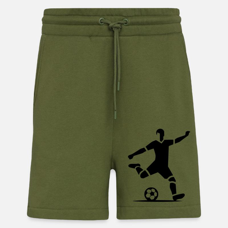 Fußballspieler Icon Vektor - Shorts - made by SPREAD - MOSS GREEN