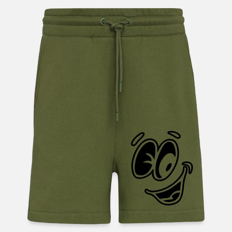 lächeln - Shorts - made by SPREAD - MOSS GREEN