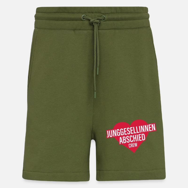 Junggesellinnenabschied Crew - Shorts - made by SPREAD - MOSS GREEN