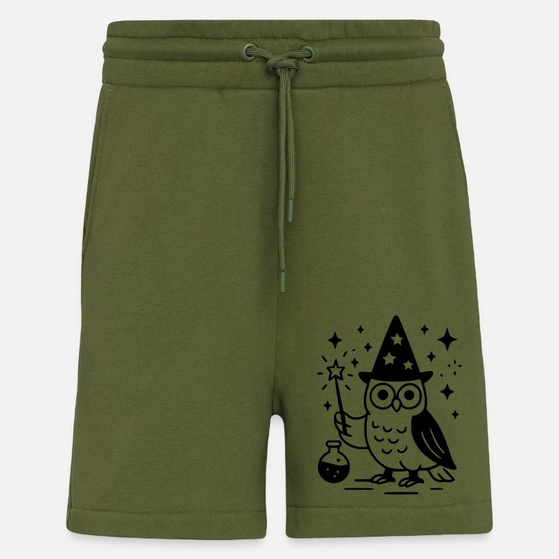 Der Eulenzauberer - Shorts - made by SPREAD - MOSS GREEN