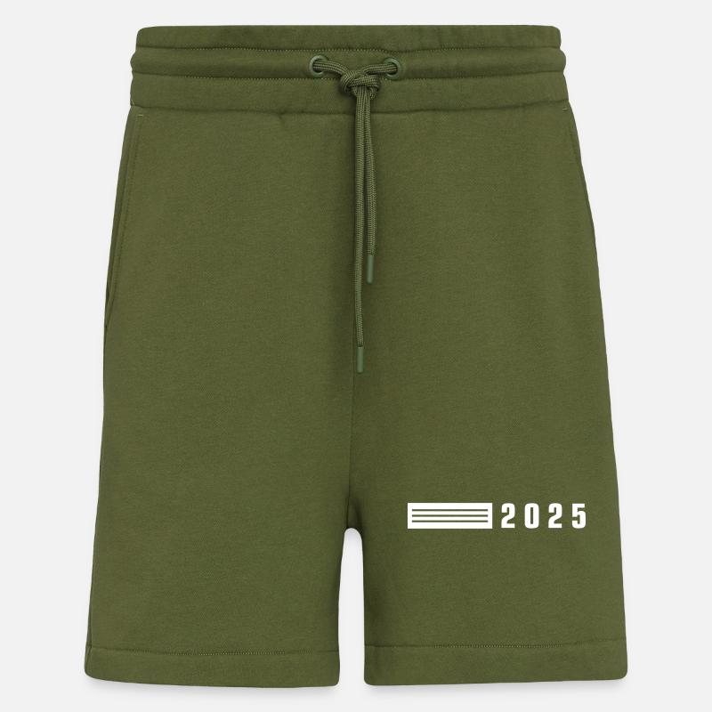 Élément 2025 - Short bio décontracté fabriqué en UE - MOSS GREEN