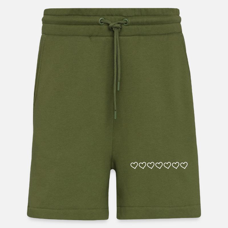 Herzen Symbol - Shorts - made by SPREAD - MOSS GREEN