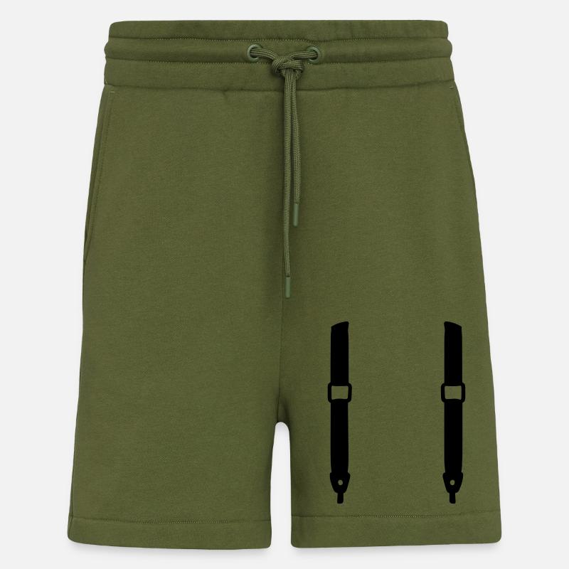 Hosenträger - Shorts - made by SPREAD - MOSS GREEN