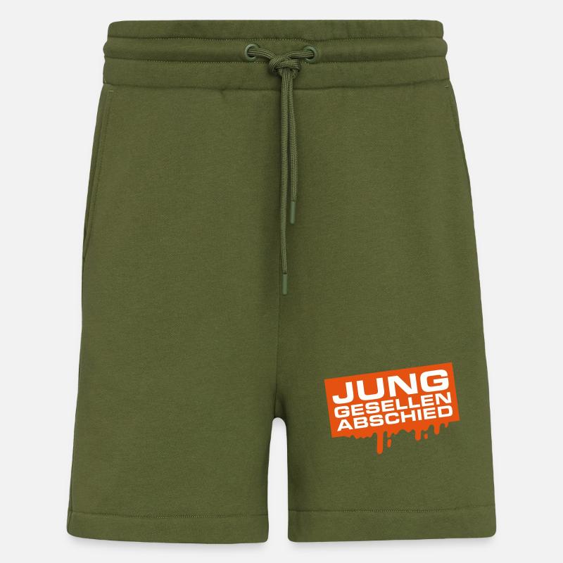 Junggesellenabschied Jga - Shorts - made by SPREAD - MOSS GREEN