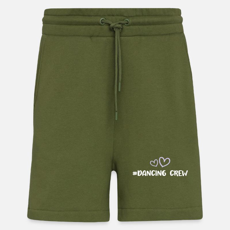dancing crew herz - Shorts - made by SPREAD - MOSS GREEN