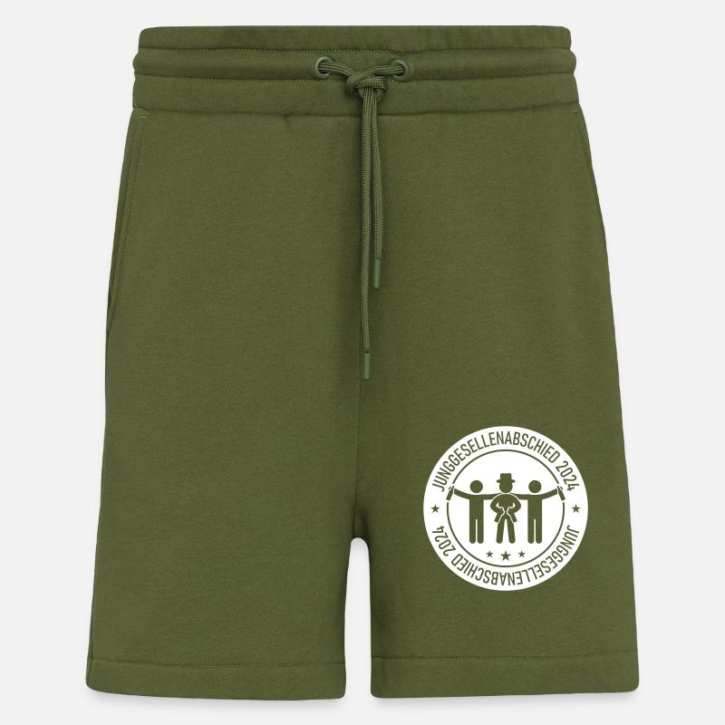 Junggesellenabschied 2024 - Shorts - made by SPREAD - MOSS GREEN