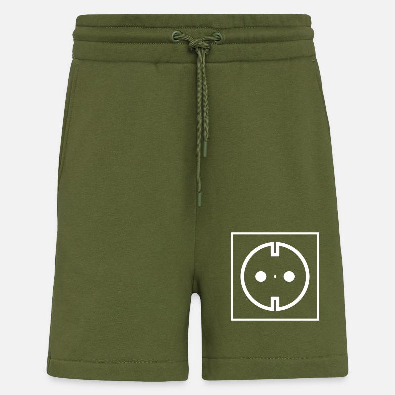 Socket symbol - Shorts - made by SPREAD - MOSS GREEN