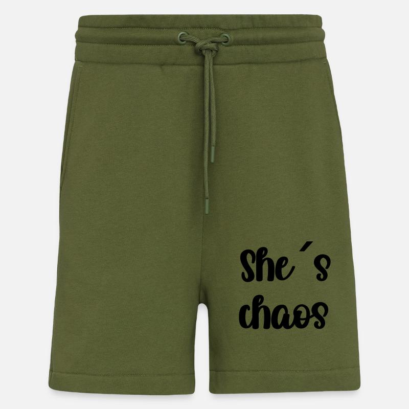 She s´chaos - Shorts - made by SPREAD - MOSS GREEN