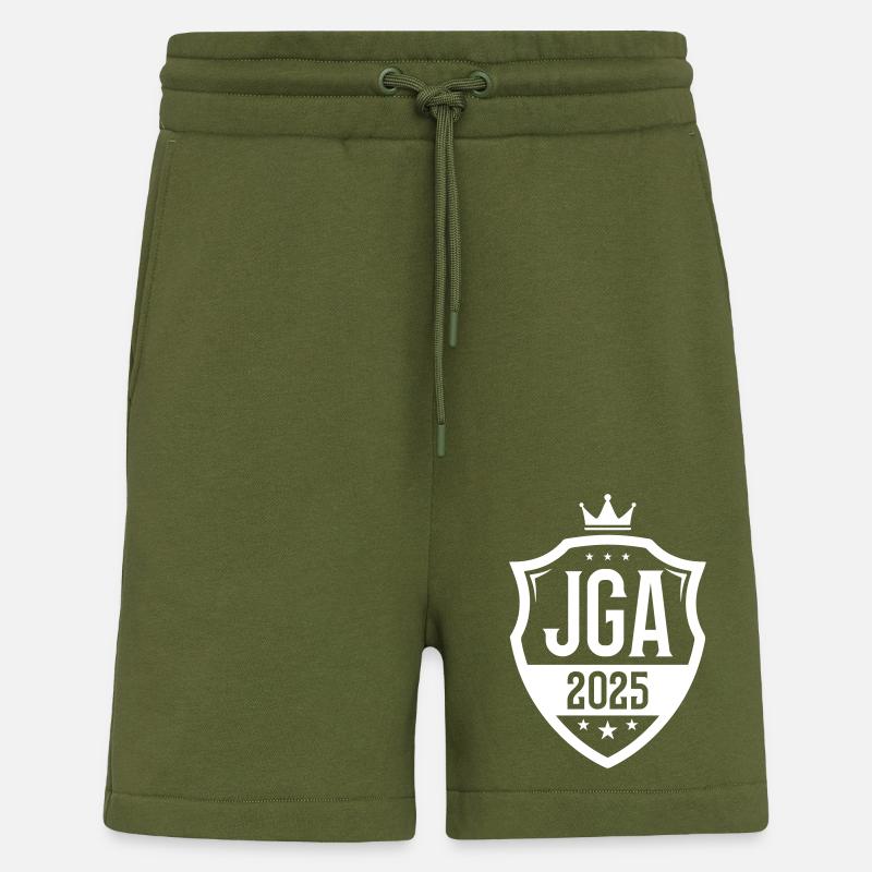 Jga 2025 Junggesellenabschied - Shorts - made by SPREAD - MOSS GREEN