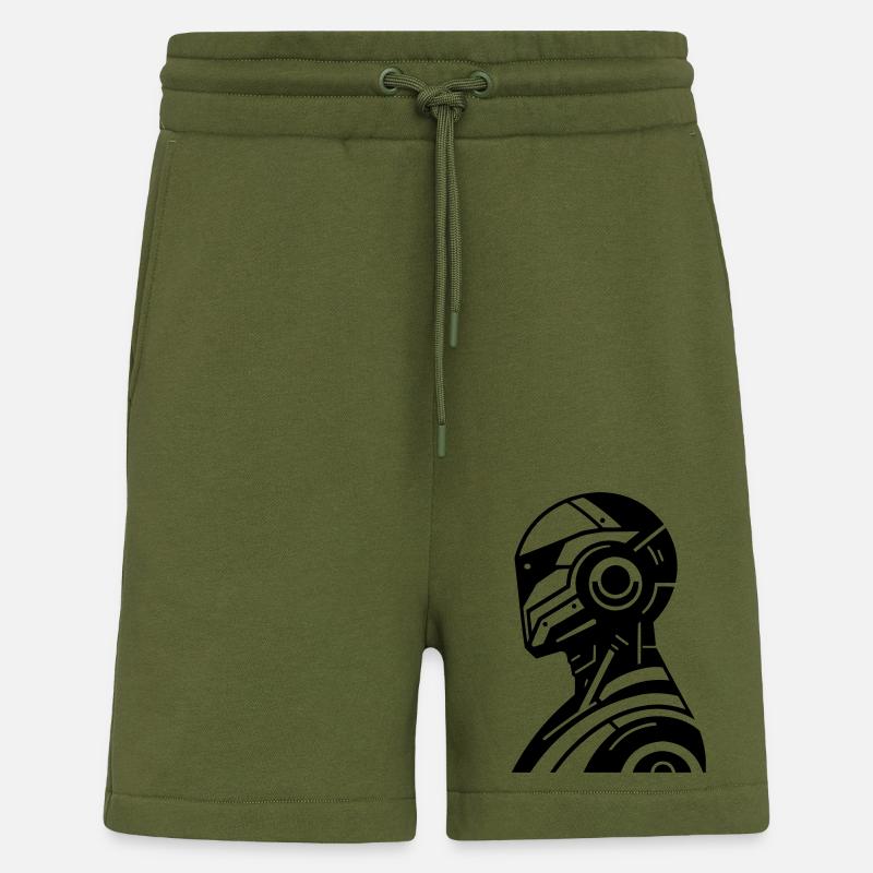 Robot - Short bio décontracté fabriqué en UE - MOSS GREEN