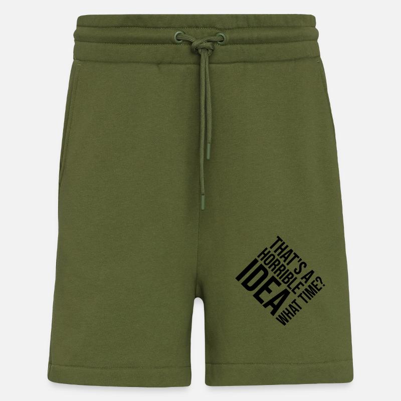 Thats a horrible Idea - Shorts - made by SPREAD - MOSS GREEN
