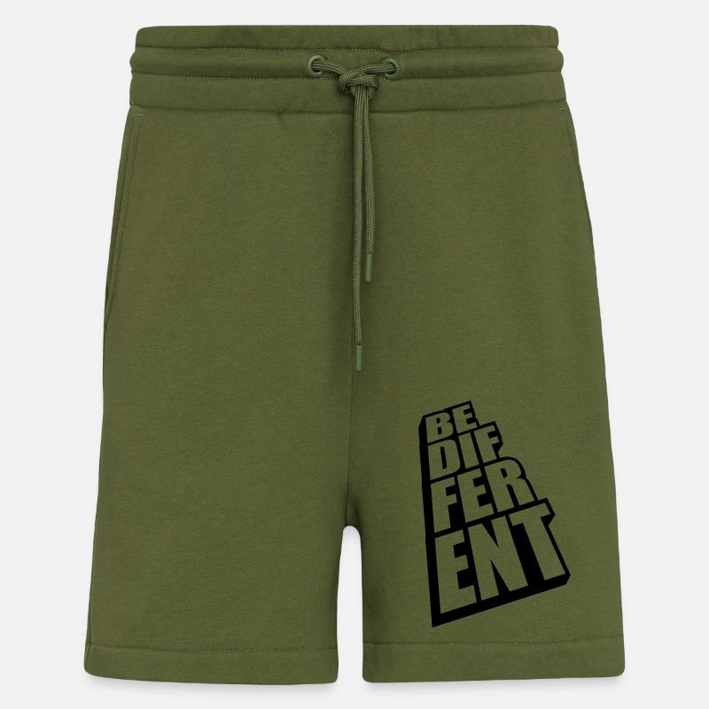 Be different Logo Design - Shorts - made by SPREAD - MOSS GREEN