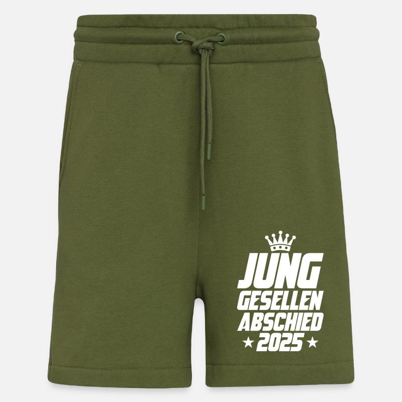 Junggesellenabschied 2025 Jga - Shorts - made by SPREAD - MOSS GREEN