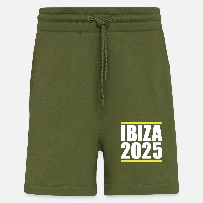 Ibiza 2025 - Short bio décontracté fabriqué en UE - MOSS GREEN