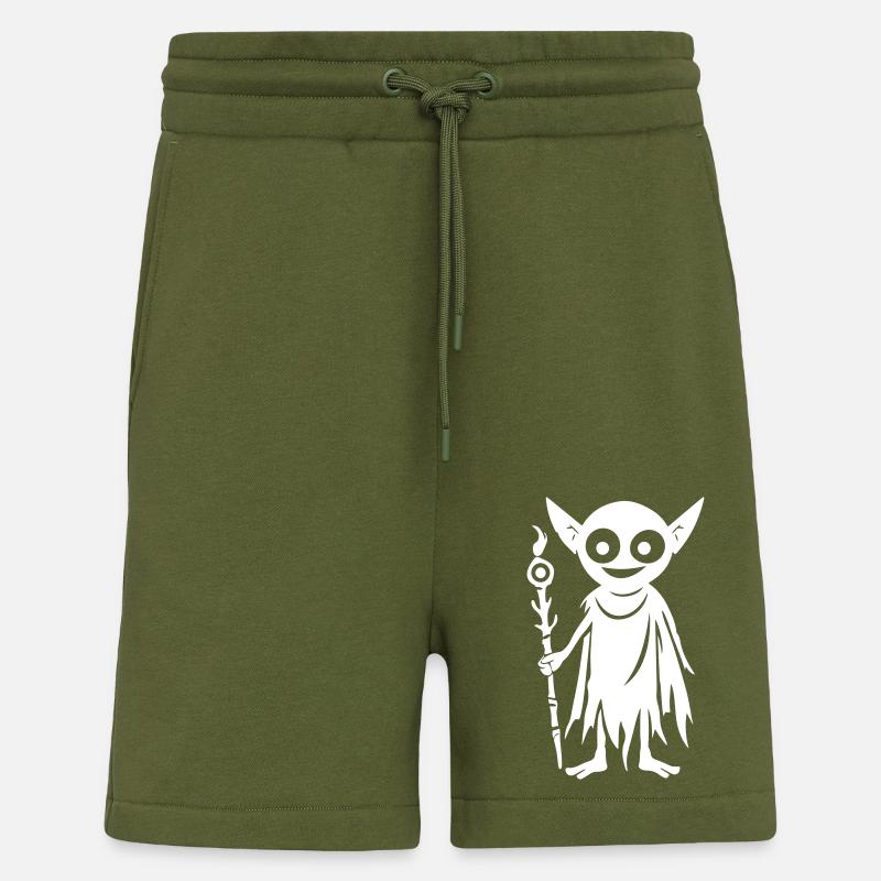 Orc gobelin - Short bio décontracté fabriqué en UE - MOSS GREEN