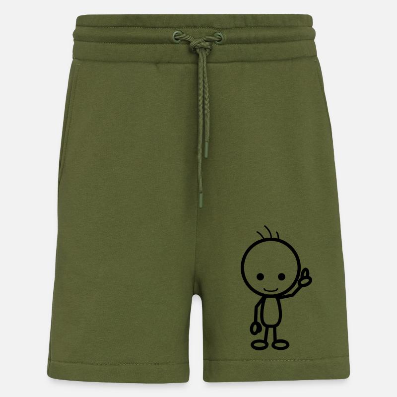 männchen - Shorts - made by SPREAD - MOSS GREEN