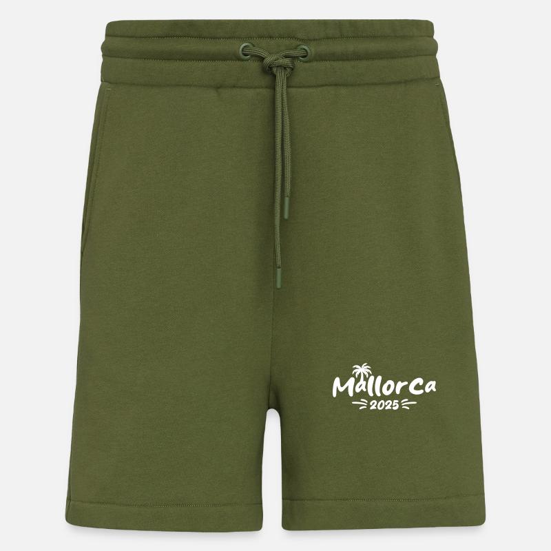Majorque 2025 - Short bio décontracté fabriqué en UE - MOSS GREEN