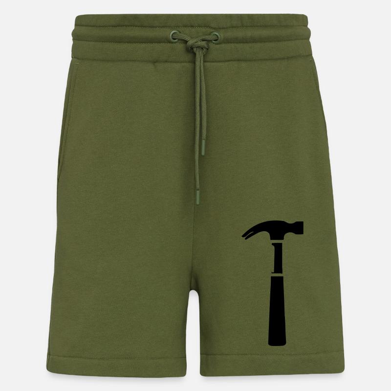 marteau - Short bio décontracté fabriqué en UE - MOSS GREEN