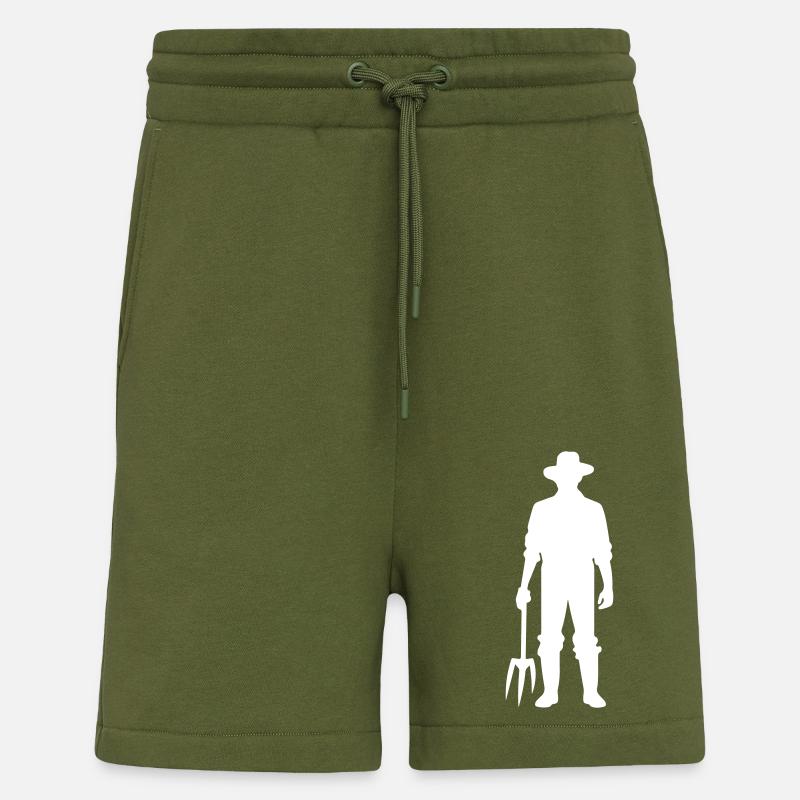 Farmer Work - Shorts - made by SPREAD - MOSS GREEN