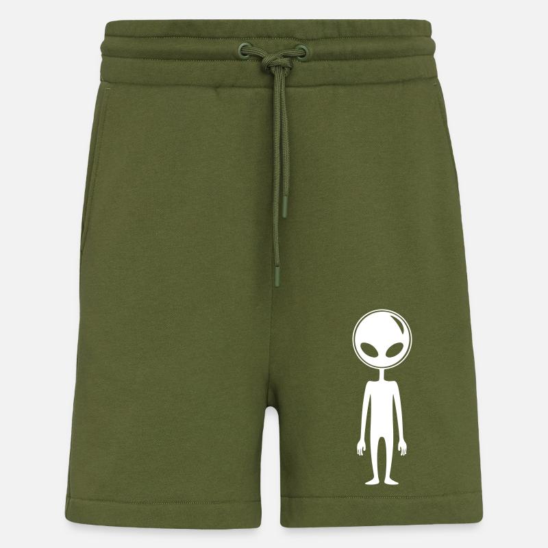 Alien Außerirdischer - Shorts - made by SPREAD - MOSS GREEN