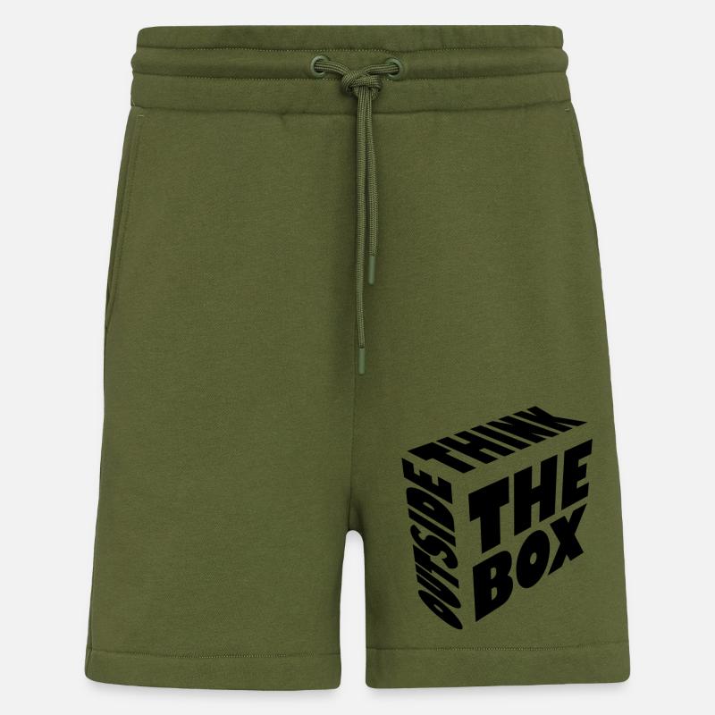 Die Kunst des Andersdenkens - Shorts - made by SPREAD - MOSS GREEN