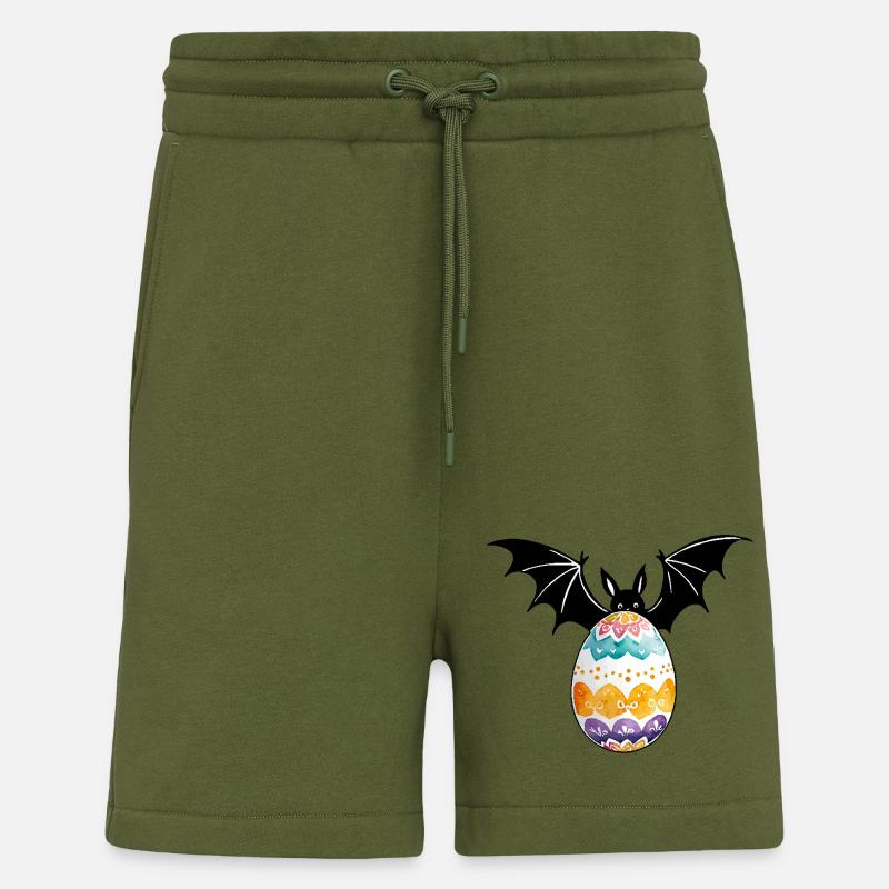 Fledermaus Ostern Wasserfarben - Shorts - made by SPREAD - MOSS GREEN