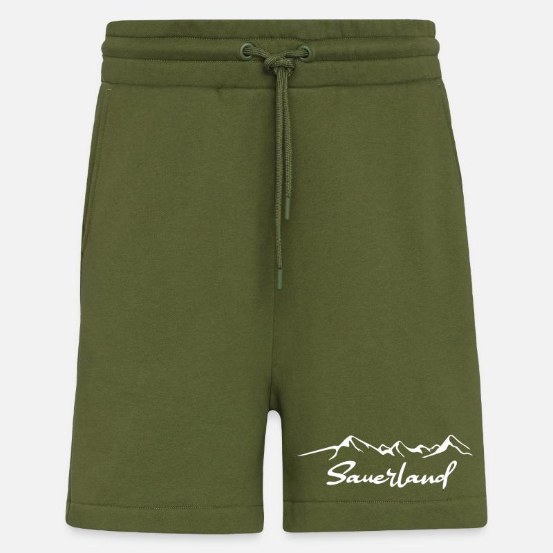 Horizon du Sauerland - Short bio décontracté fabriqué en UE - MOSS GREEN