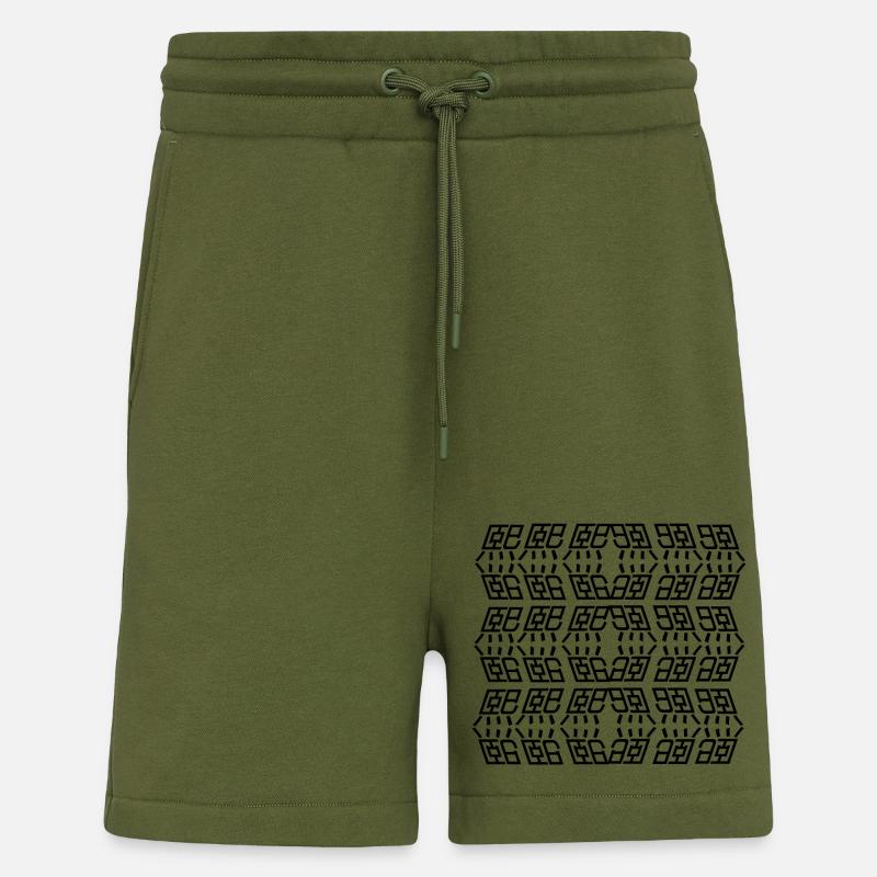UNI-24 - Short bio décontracté fabriqué en UE - MOSS GREEN