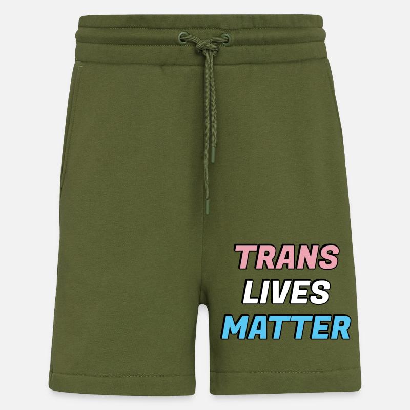 Trans-Leben zählen - Shorts - made by SPREAD - MOSS GREEN
