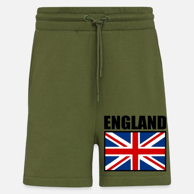 angleterre - Short bio décontracté fabriqué en UE - MOSS GREEN