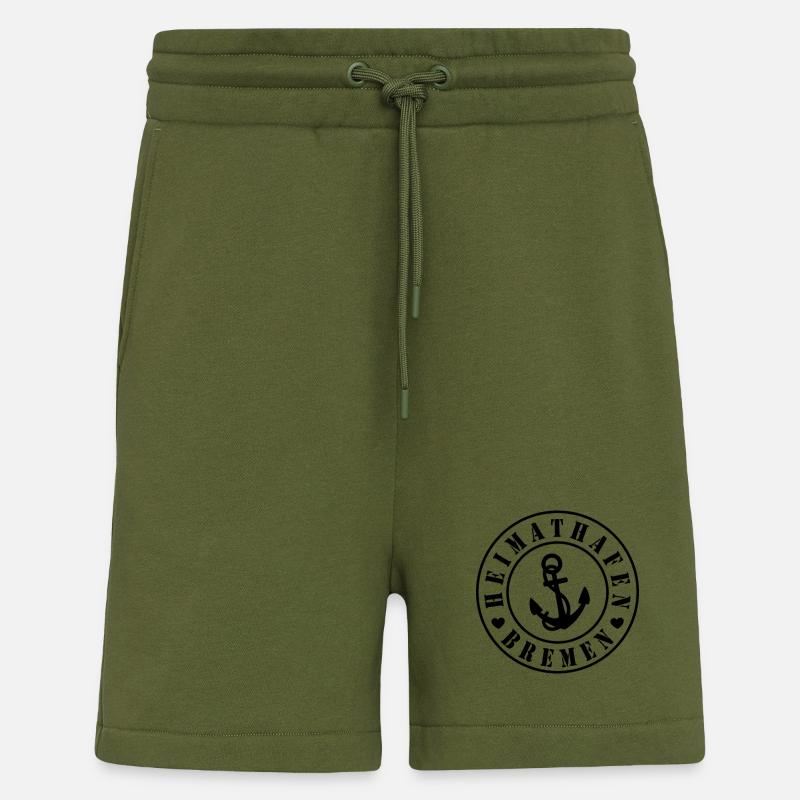 Heimathafen Bremen - Shorts - made by SPREAD - MOSS GREEN