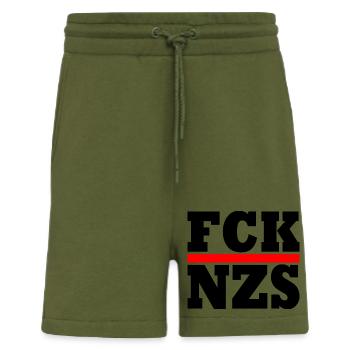 fck nzs - Shorts - made by SPREAD - MOSS GREEN - Vorne