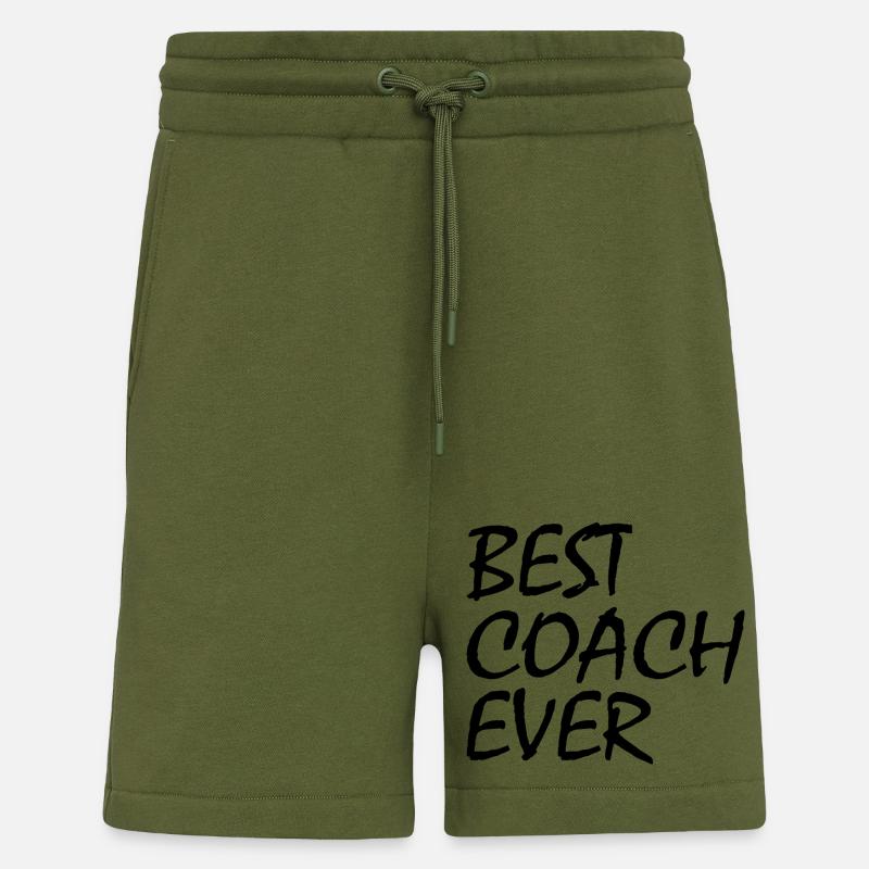 Best coach ever - Short bio décontracté fabriqué en UE - MOSS GREEN
