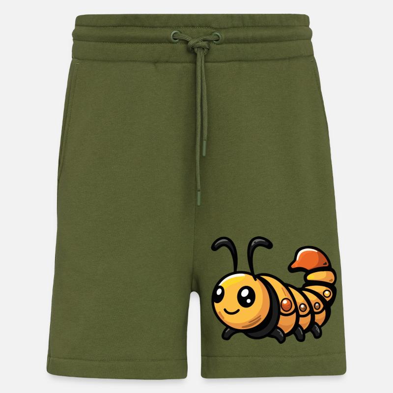 Wurm Comic - Shorts - made by SPREAD - MOSS GREEN